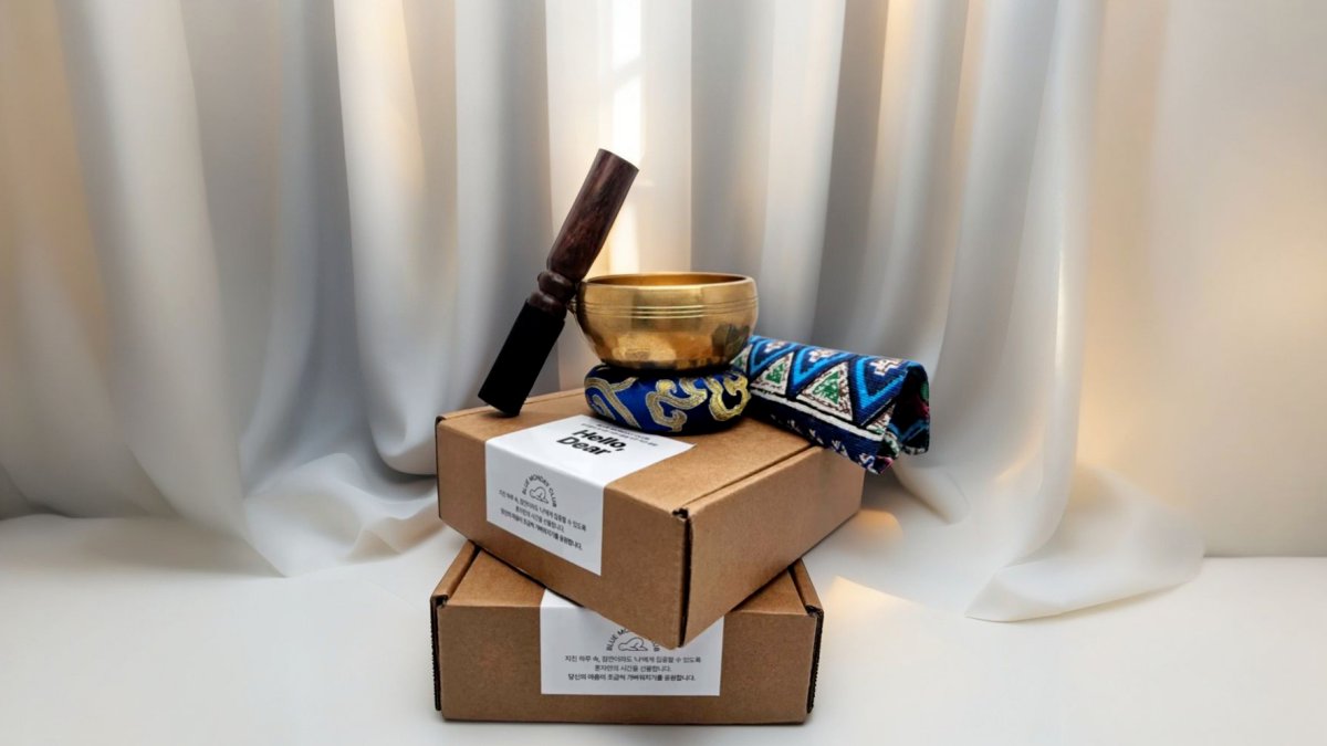 为难熬周一的成年人打造的俱乐部，[蓝色星期一俱乐部]颂钵礼盒