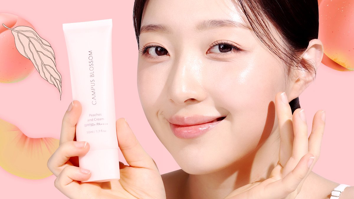 선크림인줄 알았죠? 톤보정+모공+결 다잡는 촉촉! 물복숭아 프라이머선!