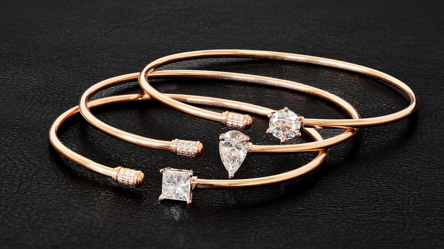 12亿+[水滴/方形/圆形] 1克拉钻石椭圆手镯ㅣ1/10价格