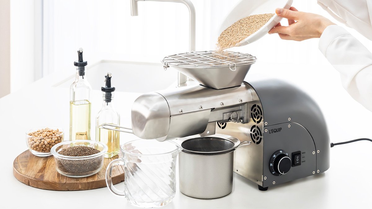 现在亲自榨油享用吧！把家变成磨坊！ㅣ利奇普油压机