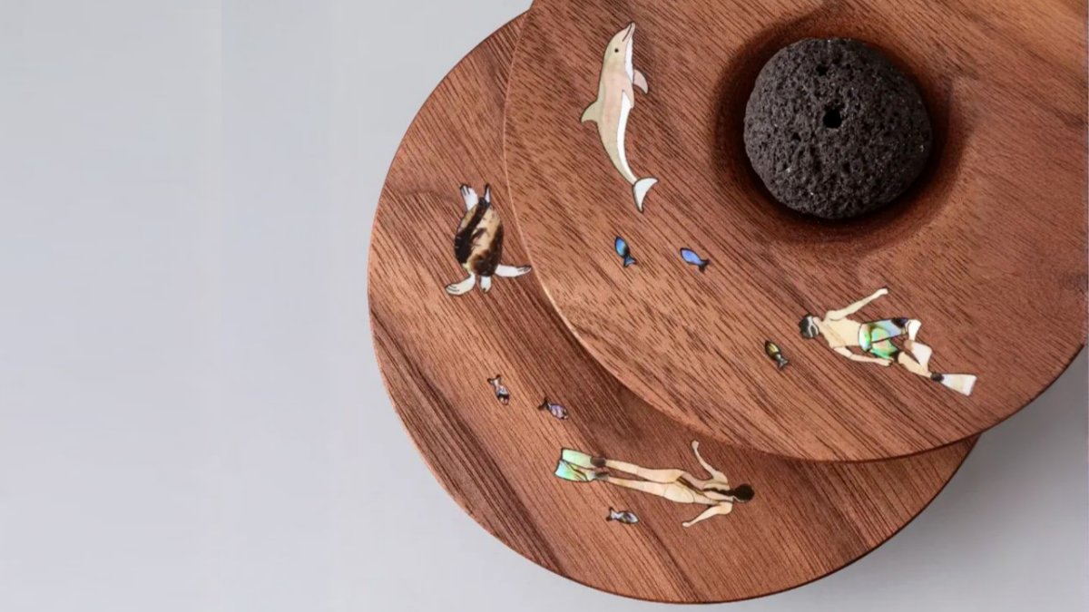 传统贝母绘制的夏日风景——素木素服香 | wadiz独家首发