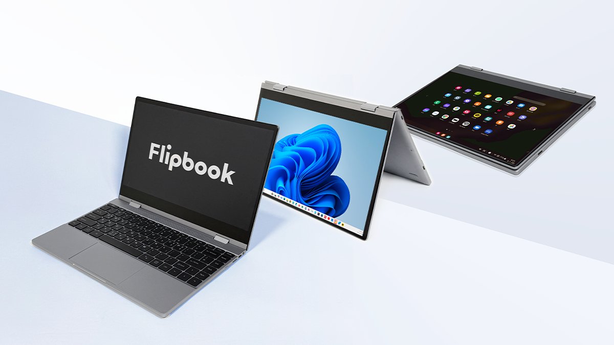 智能手机变身触控笔记本+平板的热门产品Flipbook｜10万韩元左右~