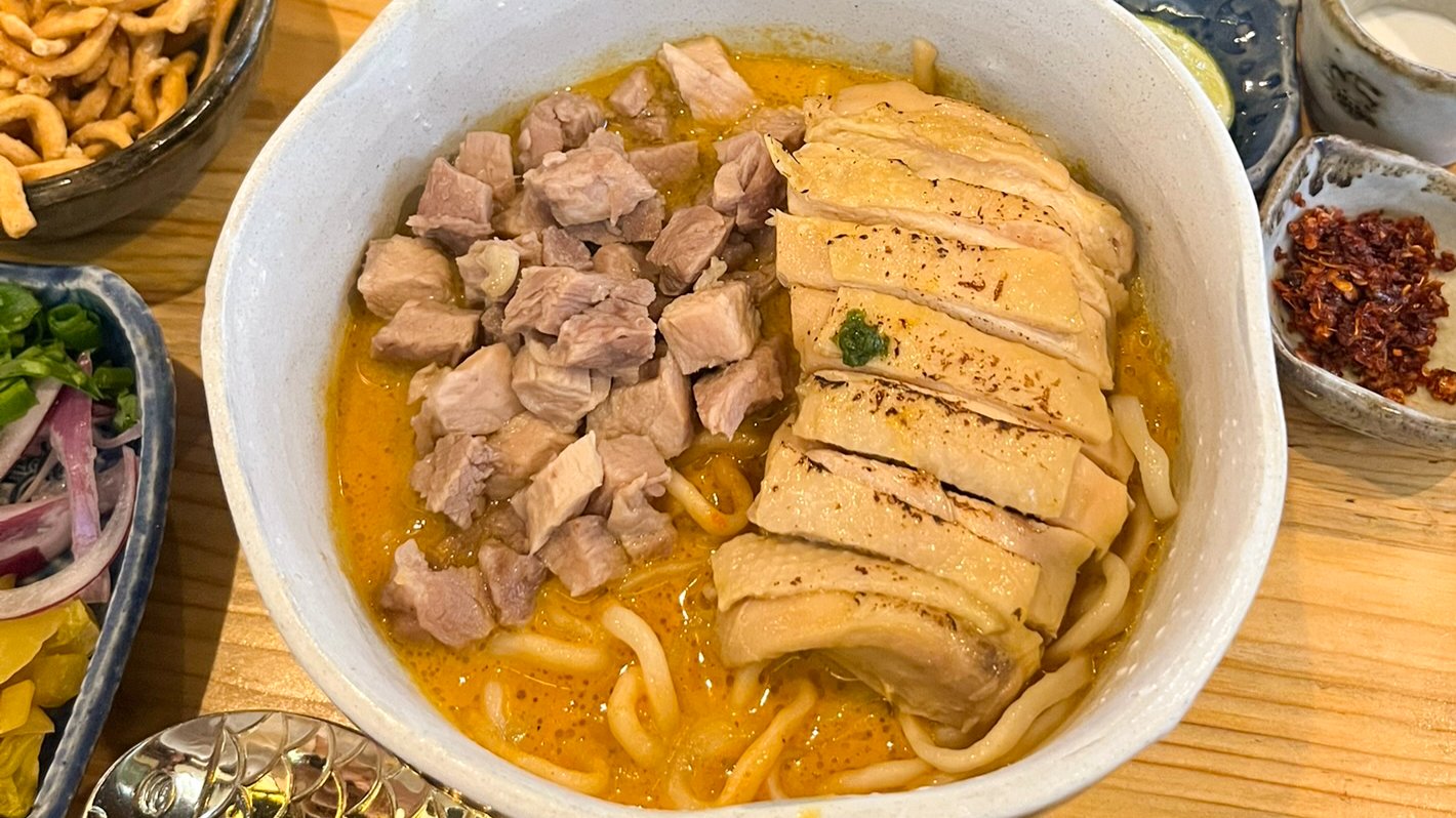 带来新鲜感的泰国传统美食“咖喱面”