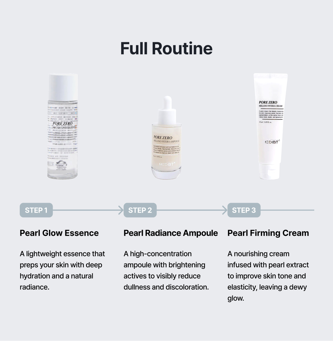 Perfect Picture 3 Step Process 98% reduction in pores and 31% reduction in freckles in one use, Pearl ...