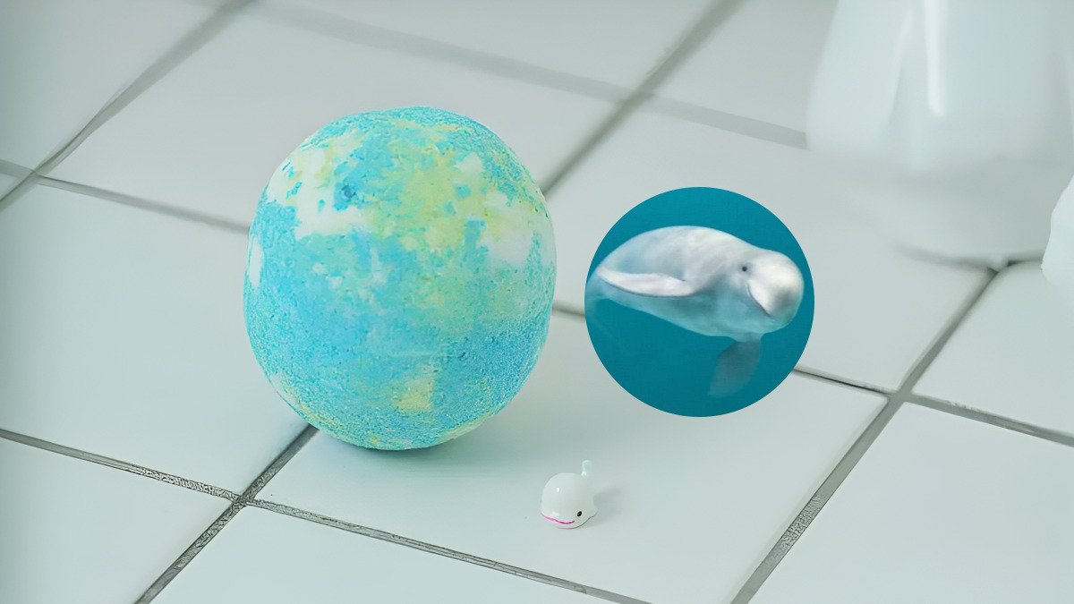 [상괭이 배쓰밤] 상괭이 인형이 들어있는 '행동' 기부 배쓰밤!