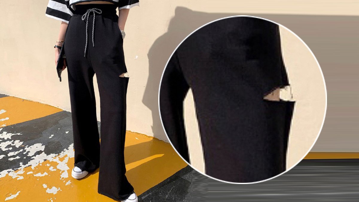 [剪裁阔腿裤] 剪裁版型，穿出风格。黑色舒适的优雅气质