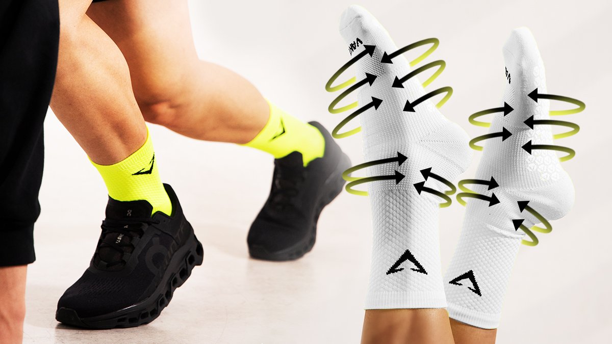 职业选手穿的功能性运动袜｜绷带式加压防滑袜，Vantage