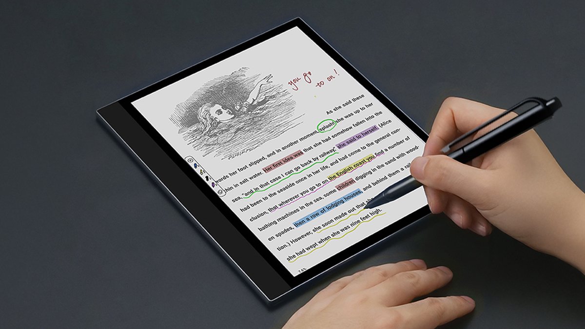 強力なAI機能とPlayストアを搭載した10.3インチカラーE-inkタブレット