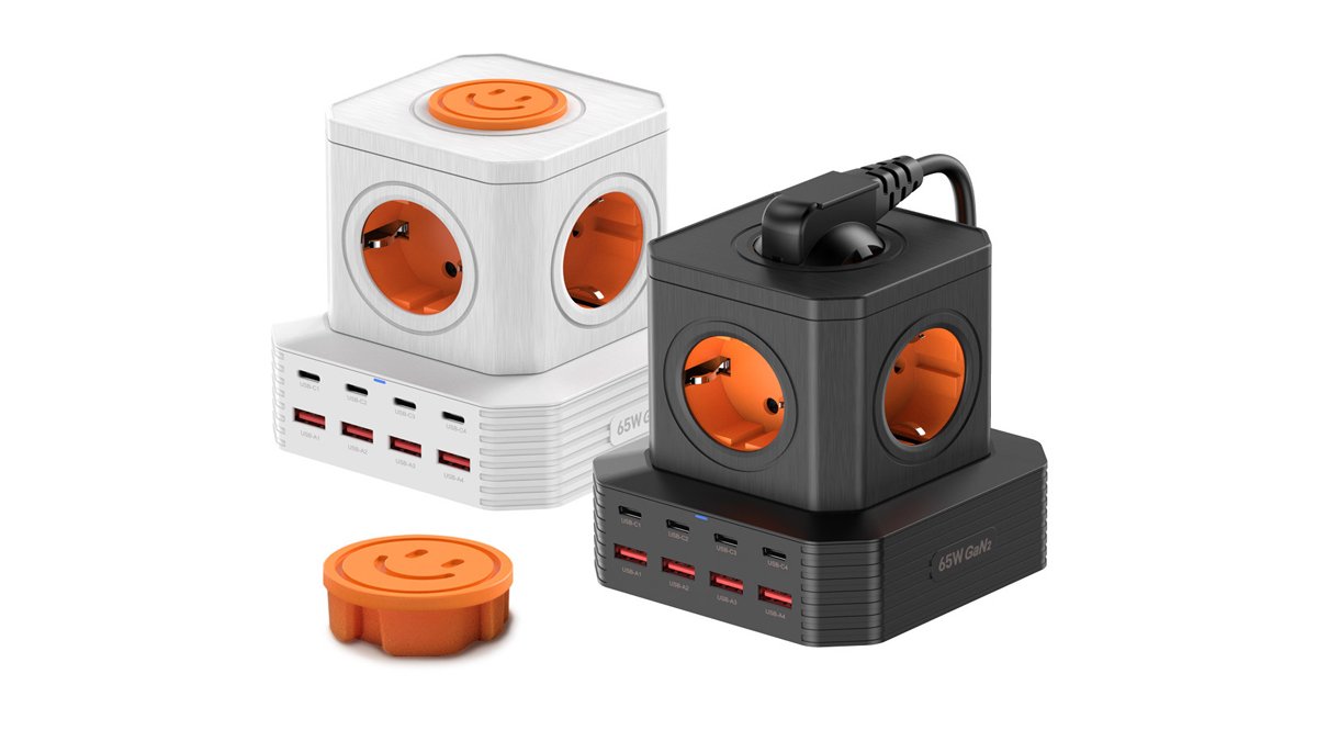 高效空间利用 快速充电速度 大容量4000W 5孔塔式多孔插座