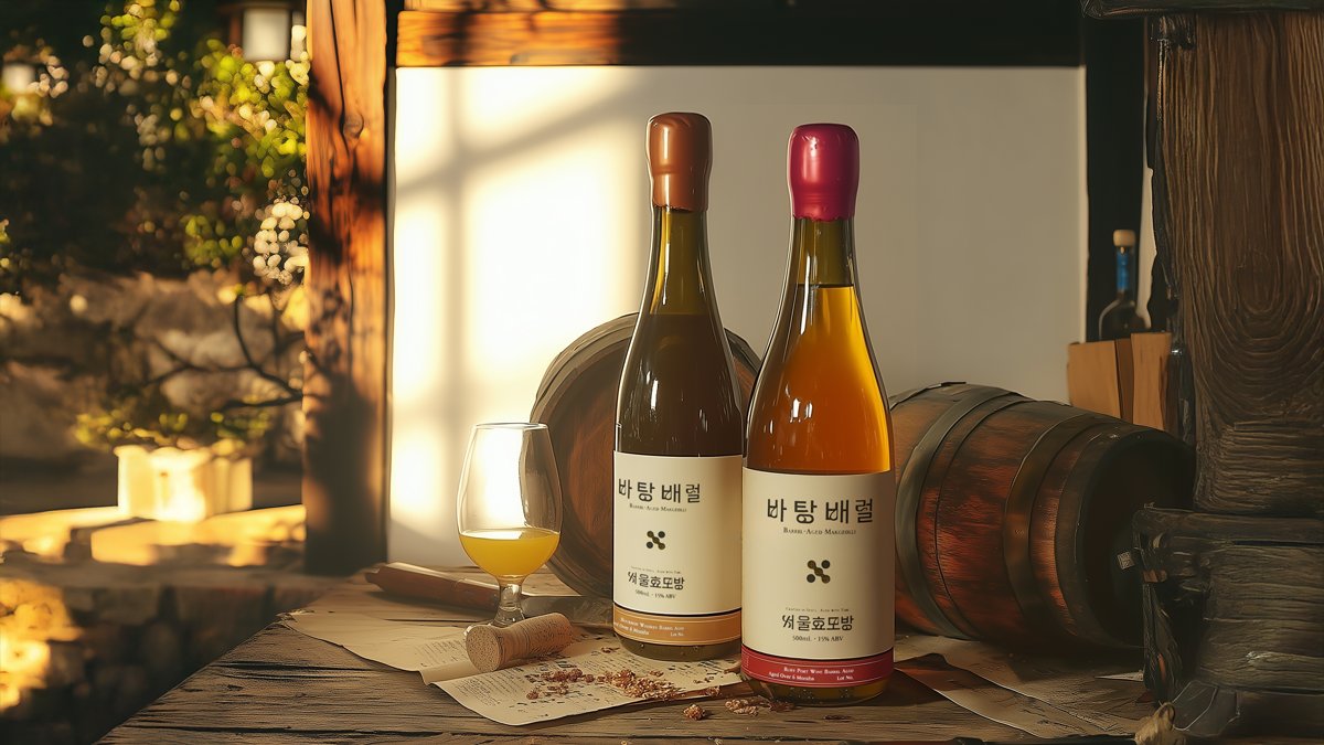 [서울효모방] 바탕 배럴 싱글캐스크, 전대미문의 배럴에이징 막걸리