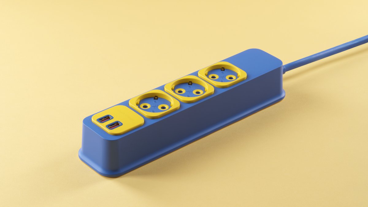 [点击插座]咔嗒！一按即拔的高端感火灾安全多孔插座