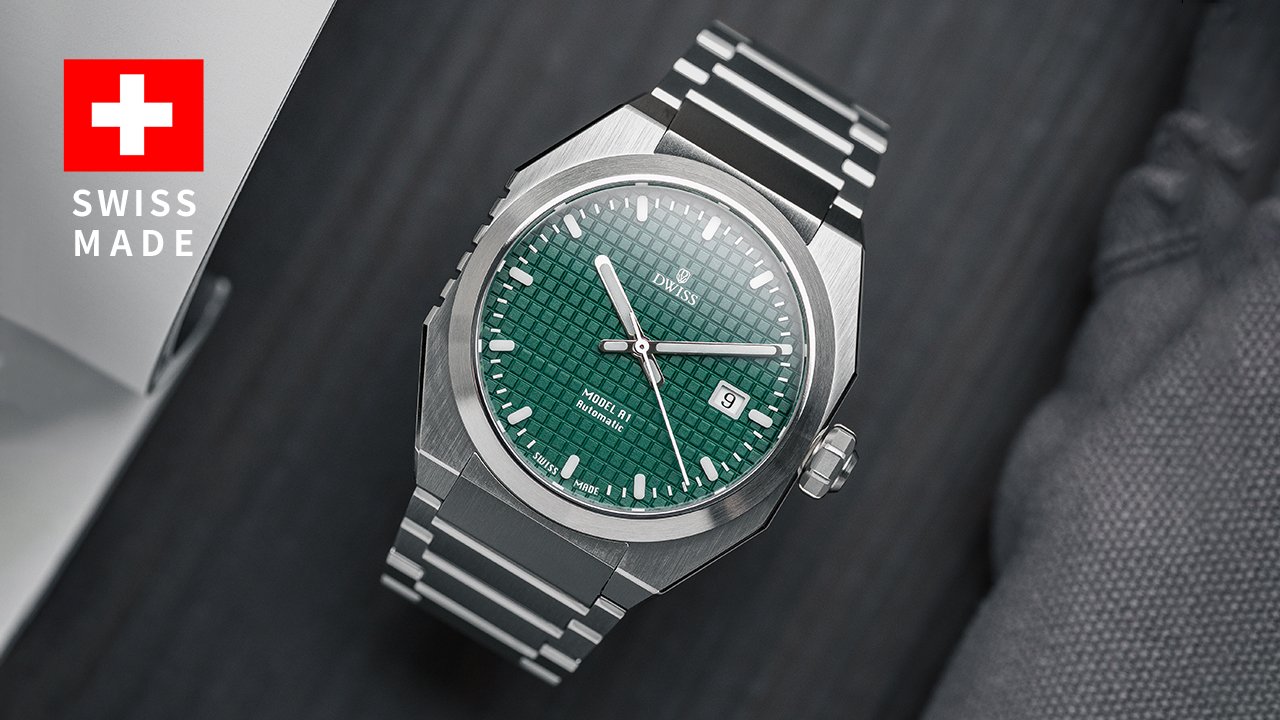 [DWISS 14th Anniversary] Swiss automatic watch A1, carved with light and precision