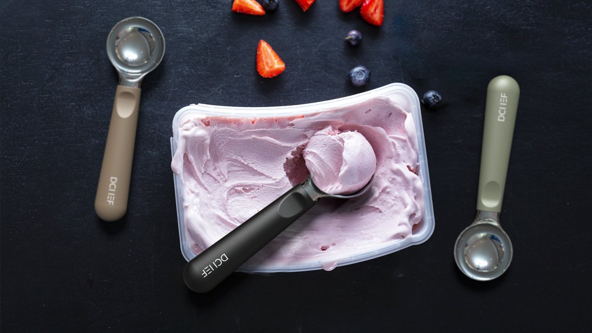 硬邦邦的冰淇淋，轻松一挖就柔滑 ㅣ DailyChef 冰淇淋勺