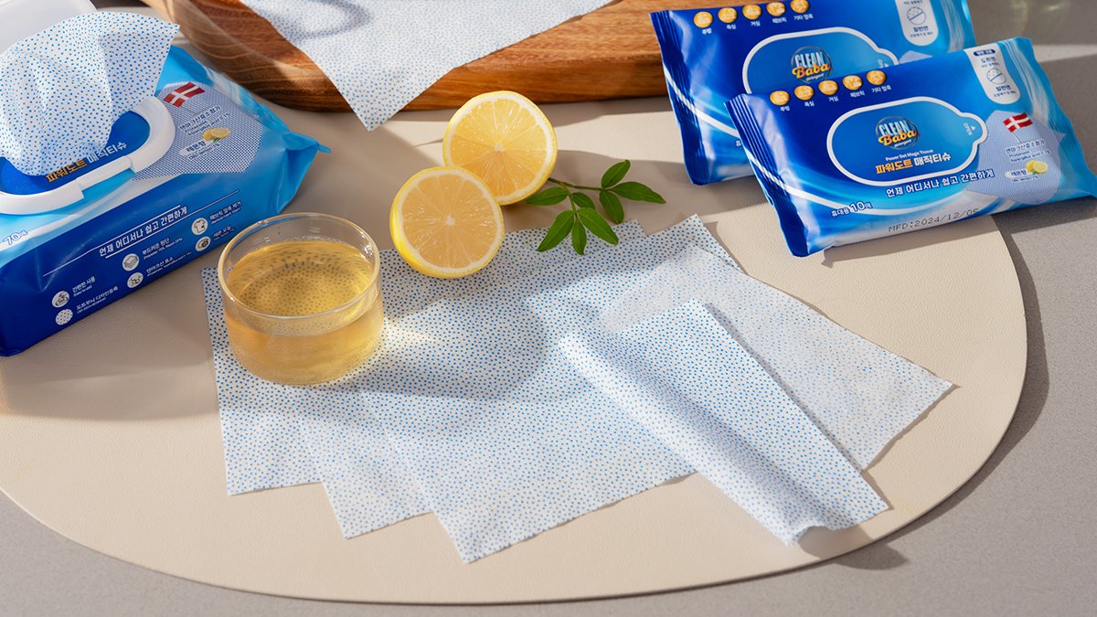 食物残渣、化妆品污渍、厨房清洁~ 一次搞定！Power Dot魔力湿巾轻松搞定~！