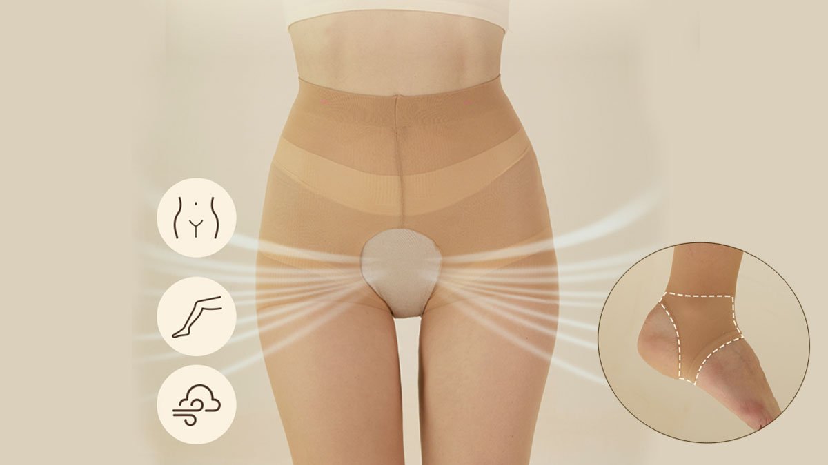 [Y区护理连裤袜 & 无缝莫代尔内裤] 零线条舒适完美贴合套装