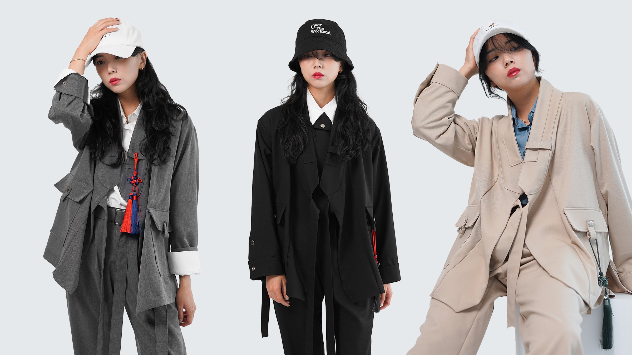 韩服长褂&长裤 现代简约风套装!! [男女通用]