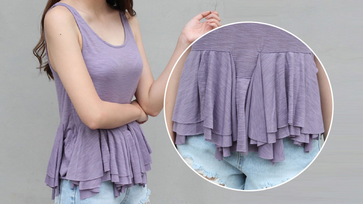 [二次回响] 以丰富荷叶边与高级面料演绎优雅的高端荷叶边背心