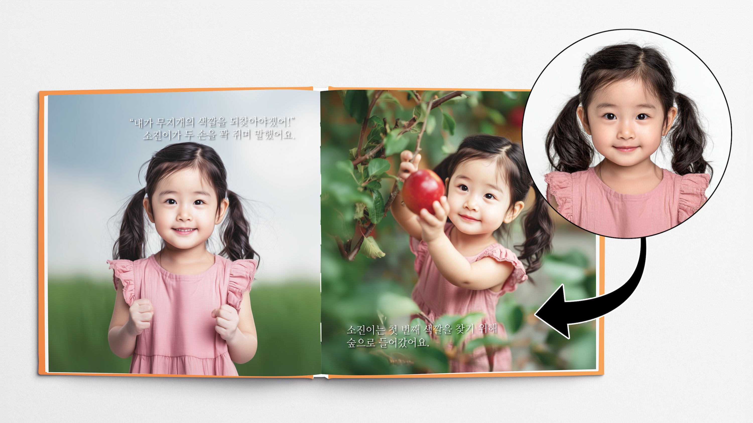 사진 한 장으로 우리 아이, 조카를 동화속 주인공으로 만들어주세요!