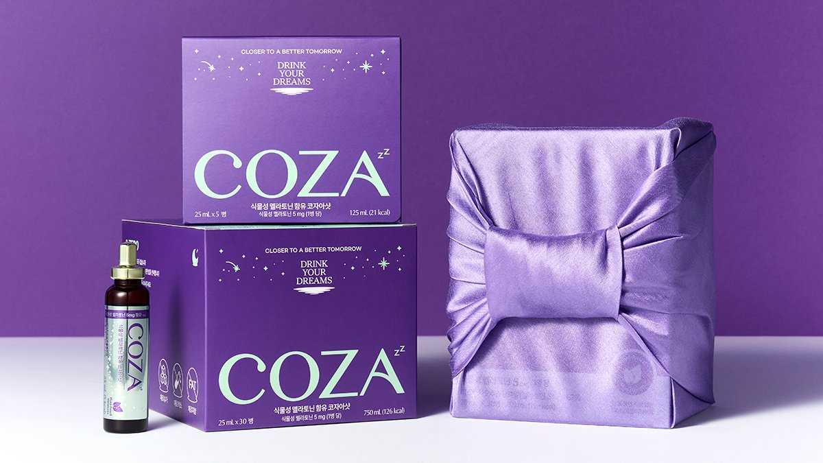 [40 Billion Myth COZA😴] Red Grape-Flavored High-Compression Melatonin Drink for Co-Zaa