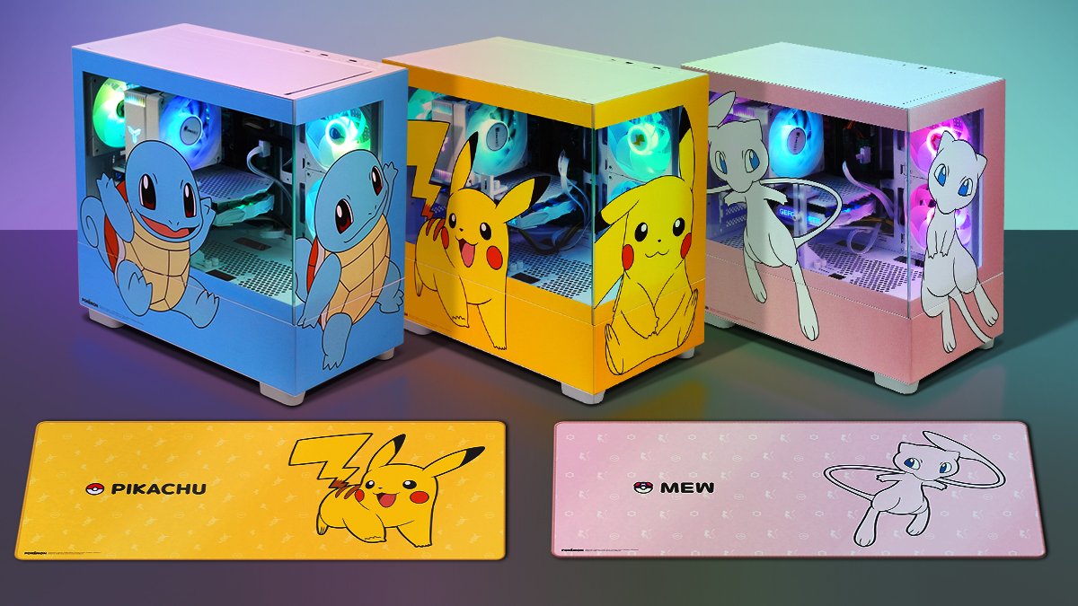 [Pokémon Official] PC Case + Mouse Pad Exclusive Release | Pikachu, You're Mine!