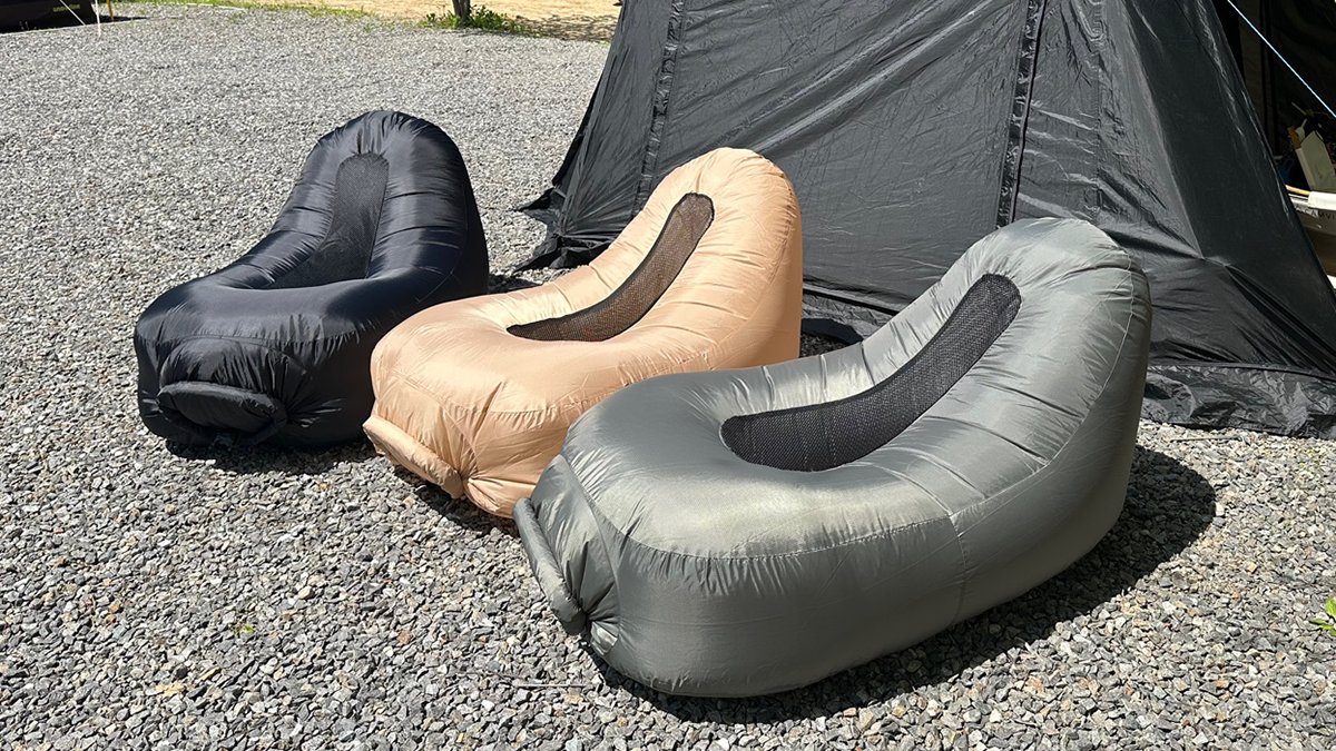 15秒完成充气床、沙发，打造露营地休闲区并不难