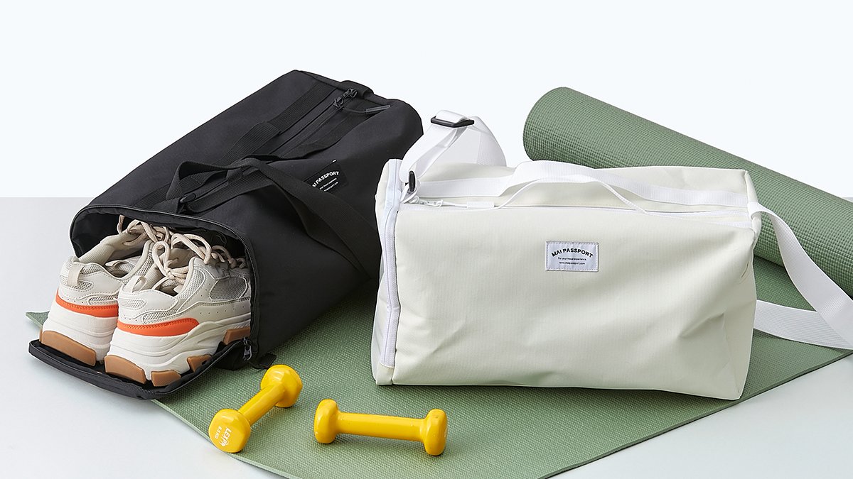 [2万韩元档/运动]健身达人们快来集合！可分隔收纳运动鞋的可爱运动包