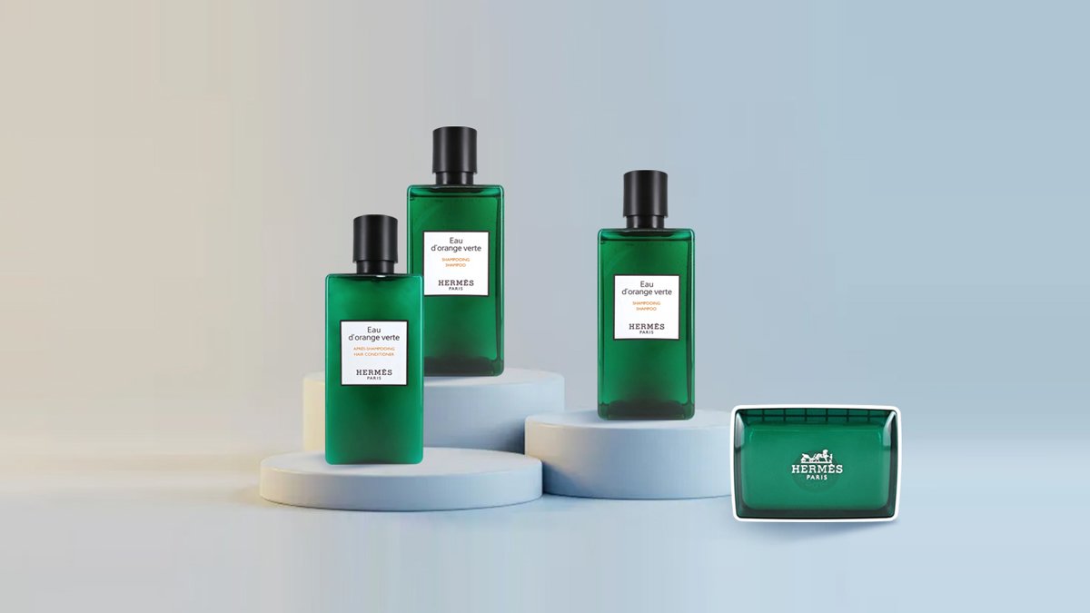 High-end genuine Hermès body hair care set, exclusive to Wadiz.