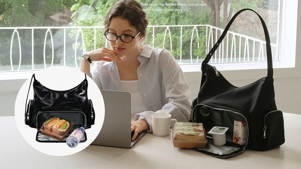 [데일리백+기저귀가방] 분리수납 끝판왕 3포켓+보냉까지 보부상 피크닉백!