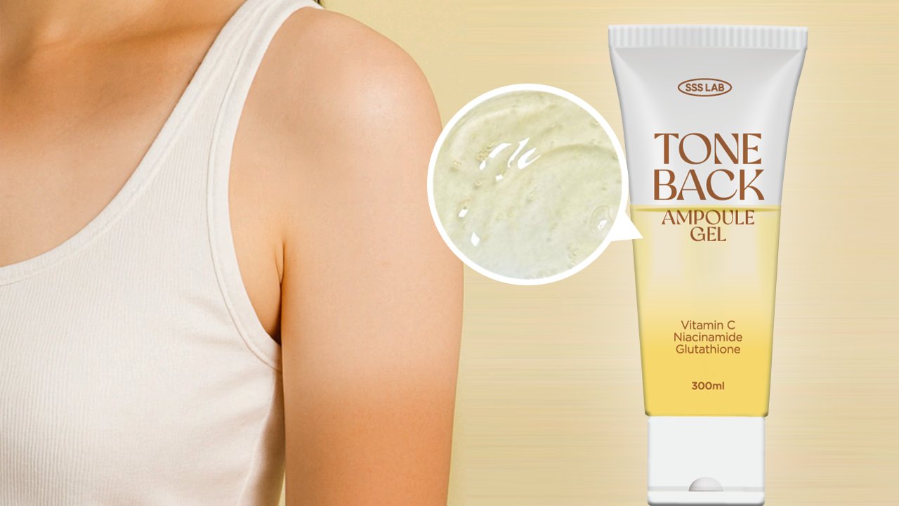 除了内衣痕迹，其他部位都晒黑了……需要修复吧？身体美白注意不要变太白。