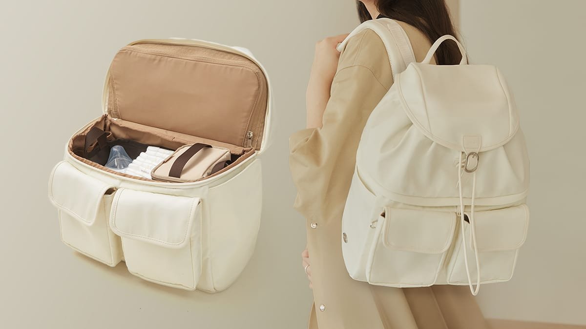 [累计50亿] 装满一天也依然美观，上下分离收纳的创新双层背包