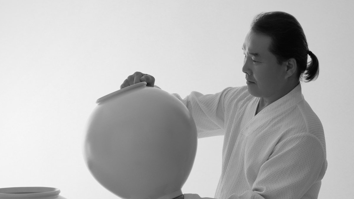 [朝鲜王室匠人五代传承] 300年传世白瓷月亮罐