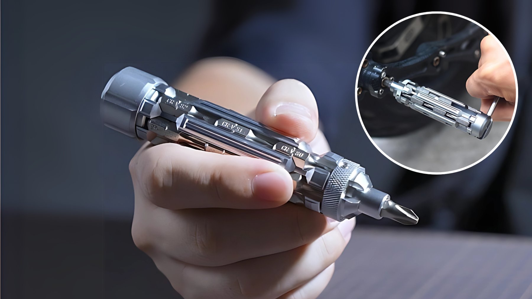 [アンコール5万円台]まだ工具箱を準備中ですか？手のひらサイズ22機能純正万能ドライバー