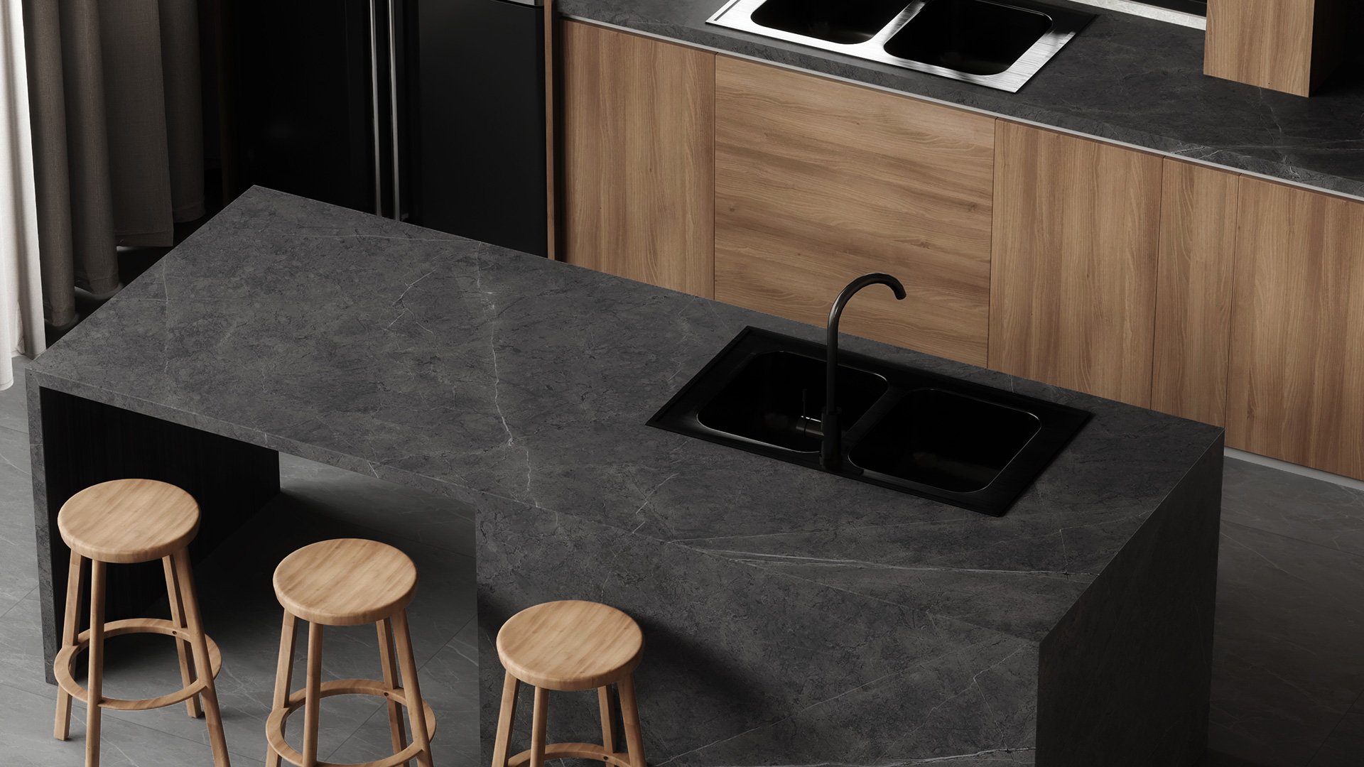 专为半自助装修客户提供的优质陶瓷（瓷质）厨房台面安装服务