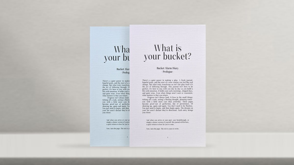 If you've never finished a diary start with a bucket list (2026NEW)