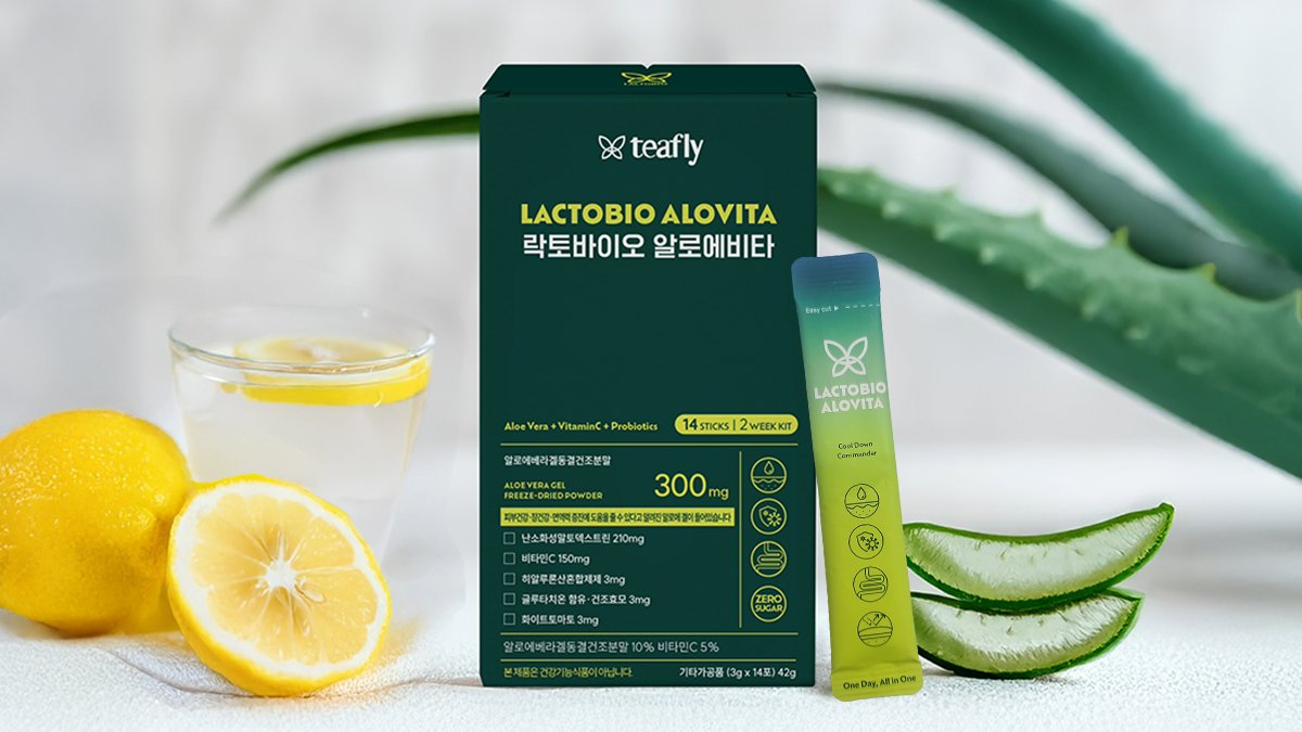夏日损伤一包搞定☀️ <芦荟+维生素C+益生菌> 从内而外滋养免疫力