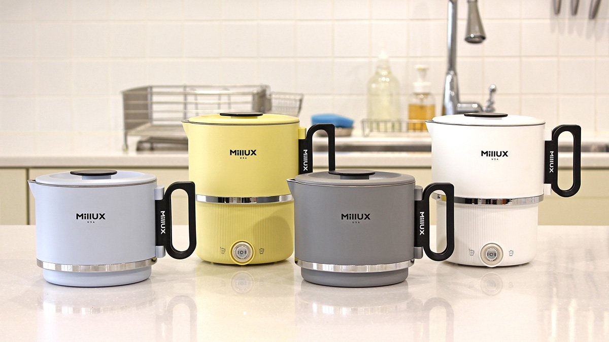 智能旅行电热水壶，安全可靠，性能卓越的不锈钢材质