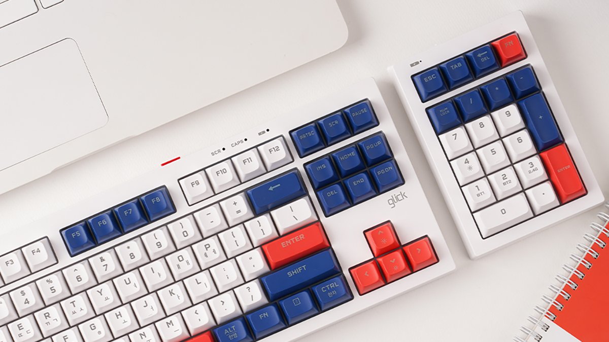 桌面更宽敞，效率翻倍！无数字键区无线键盘&无线数字小键盘套装