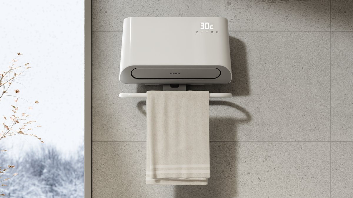 [한일] 버튼 하나로 뽀송+따뜻한 욕실 완성! 2초 발열 욕실히터 PRO