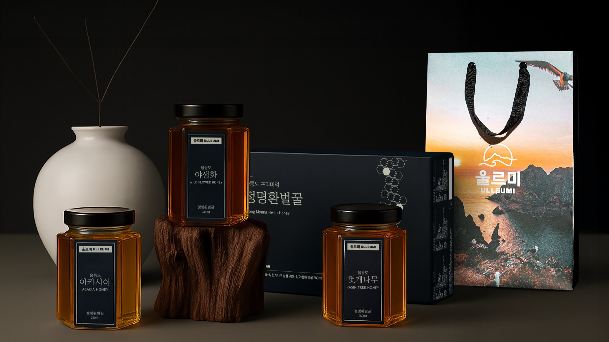 [추석한정] 자연숙성 울릉도 꿀의 특별한 맛- 정명환벌꿀 3종 선물세트 