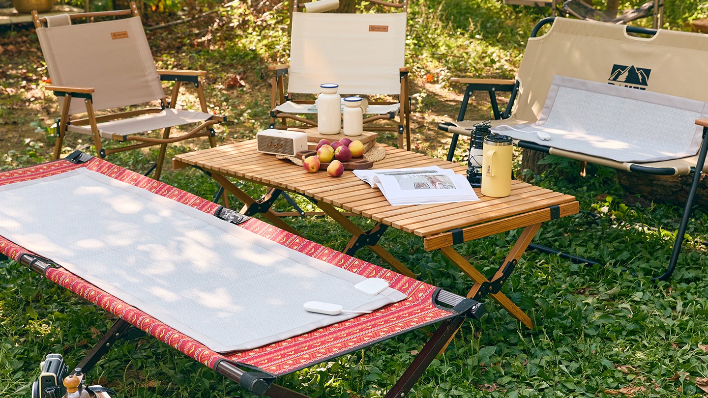 보조배터리 OK! 역사상 가장 얇은 온열패드｜여행·캠핑용 탄소사/은사패드