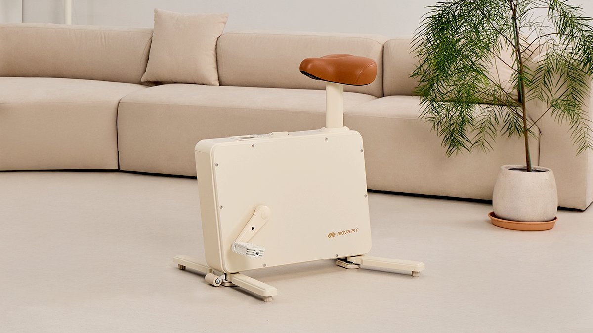 隠さなくても美しいデザイン、たった10分で強力な効果のフィットキューブバイク