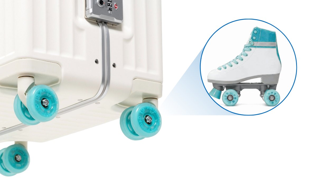 [轮子的革新] 拖动行李箱的瞬间，您便会明白与众不同之处。