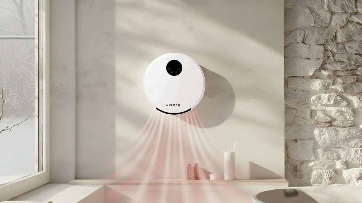 无需预热，3秒温暖寒冷空间！全新升级的#浴室取暖器终于问世