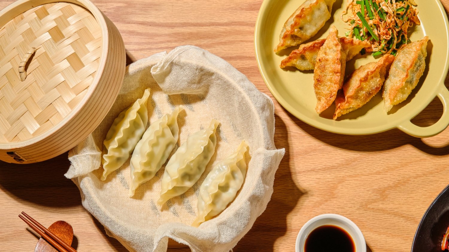 [人生饺子] 肉汁满溢，令人无法抗拒的乌岭岛野菜饺子