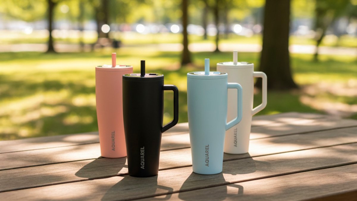 Magnetic Straw Module with Perfect Seal Ceramic-Coated for Flavor-Preserving Large Capacity Tumbler