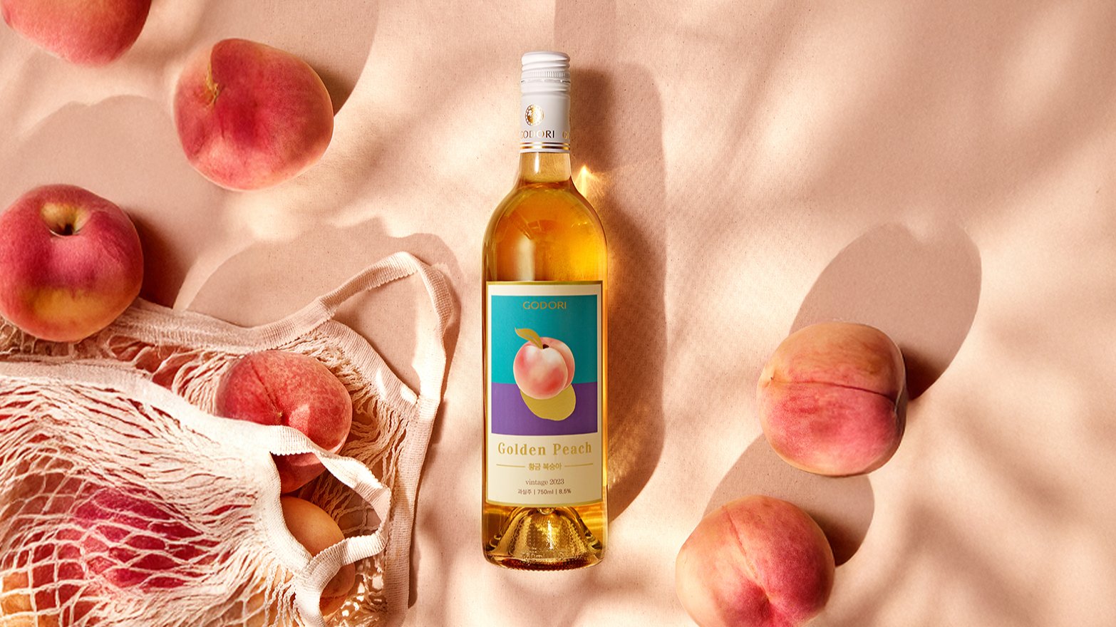 [Wadiz Exclusive] Godori Some Peach Wine 8.5° – 8 Peaches in One Bottle!