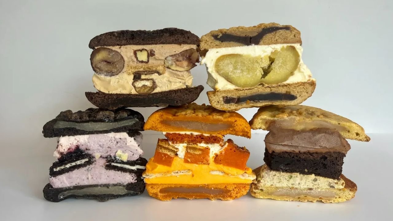 Not Mammoth 'Bread'—Mammoth 'Sand Cookies' that perfectly capture thick crispy and chewy textures.