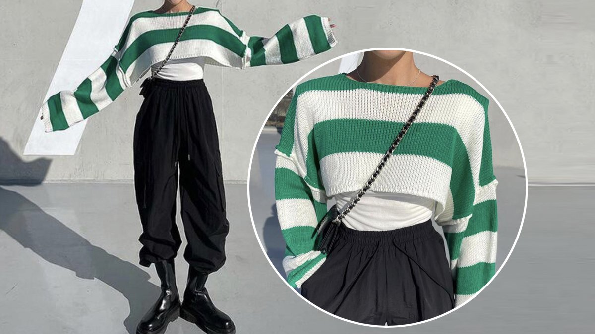 [二次返场] 都市感与随性风格兼备的高级条纹针织衫