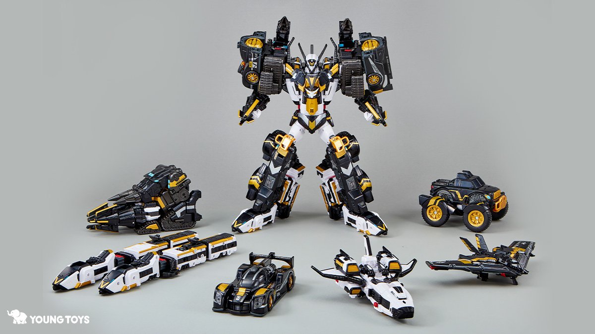 [今日午夜截止]限量版韩国代表变形车Tobot｜Master V黑色特别版