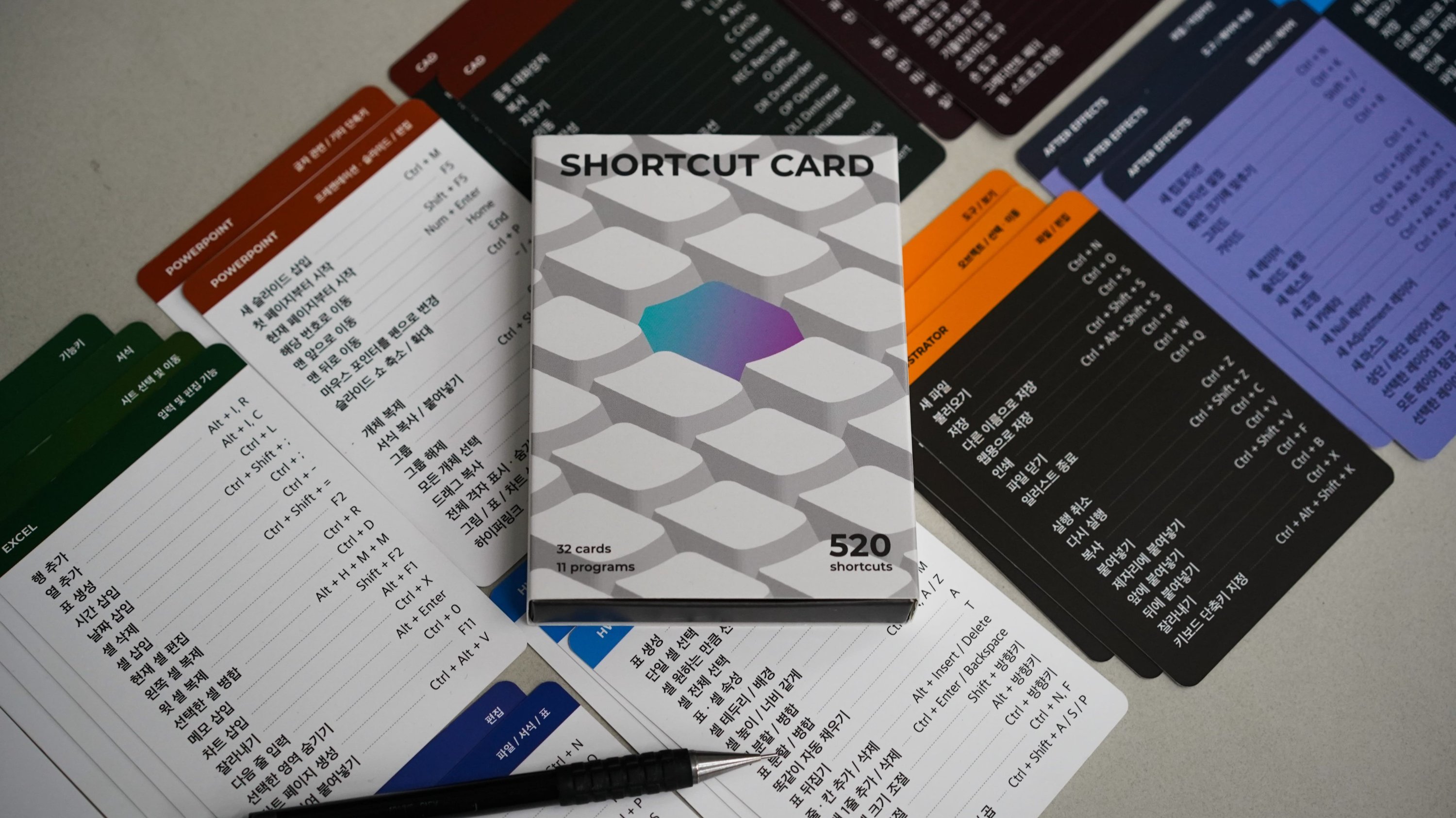 [超越8638%目标] 12款软件核心快捷键精华卡